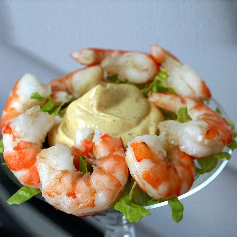 COOKED PEELED AND DEVIENED SHRIMPS